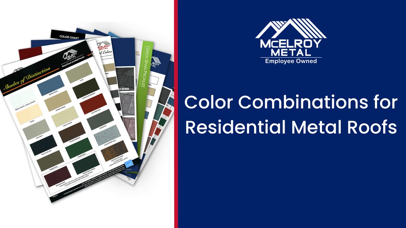 Metal Roof Colors Metal Roofing Colors McElroy Metal